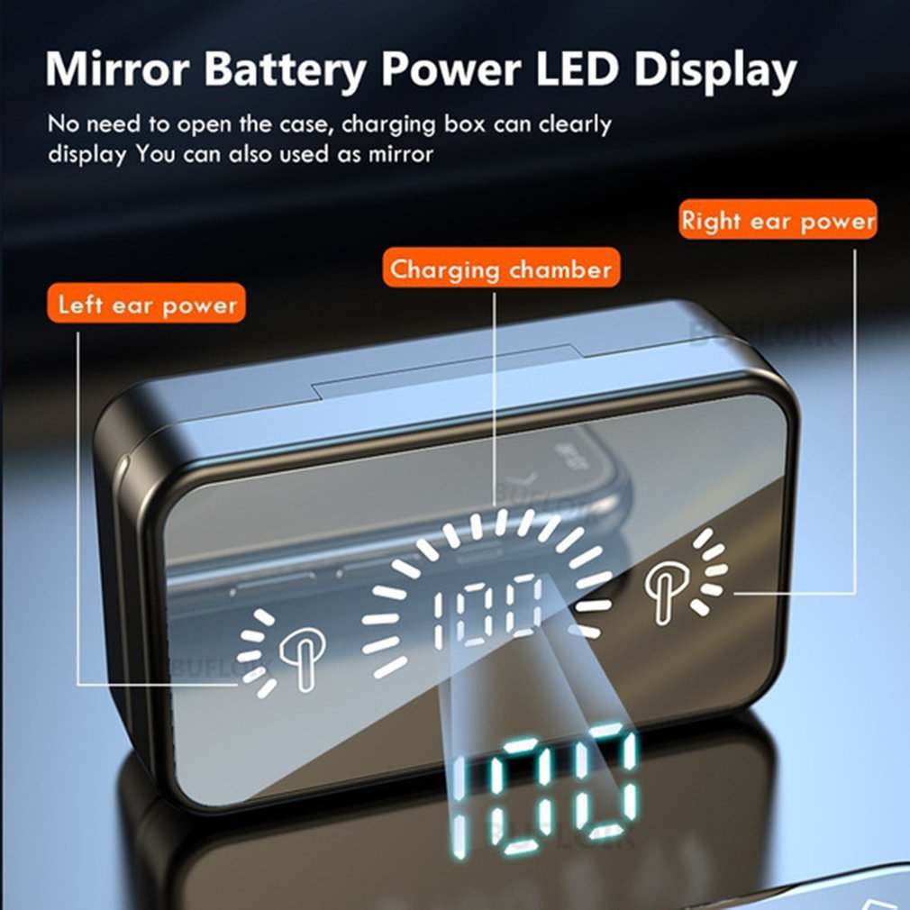 Mirror Wireless Bluetooth Headphones