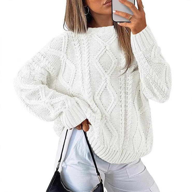 Loose Casual Knitted Cardigan Sweater