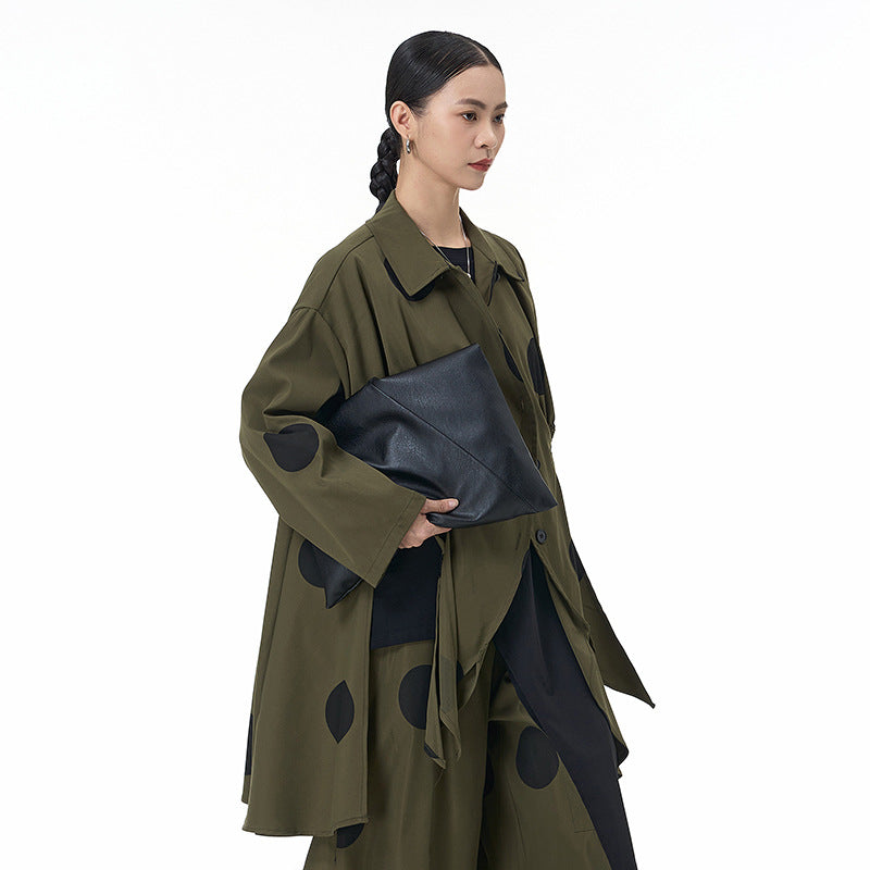 Loose temperament casual coat
