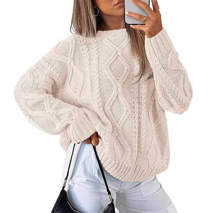 Loose Casual Knitted Cardigan Sweater