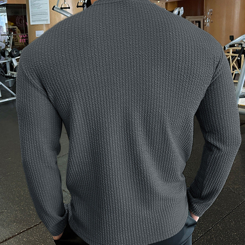 Men's Casual Knit Sweater Long Sleeve Pullover